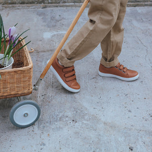 SNEAKER LOW braun