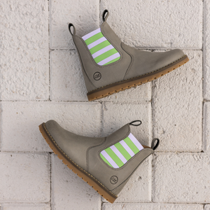 CHELSEA BOOT flieder/grün