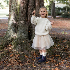 CHELSEA BOOT_winter blau/Sterne
