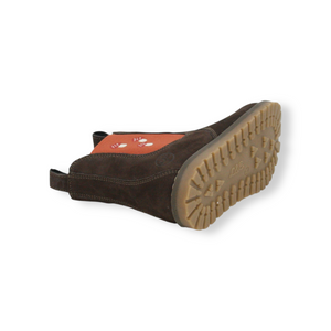 CHELSEA BOOT_winter braun/rot
