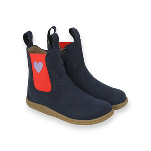 CHELSEA BOOT BAREFOOT rot/ Herz