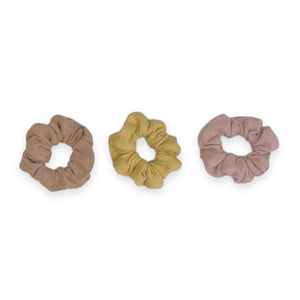 SCRUNCHIES rosa/curry/braun