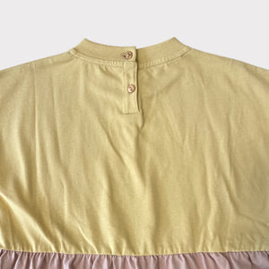 KLEID curry-rosa