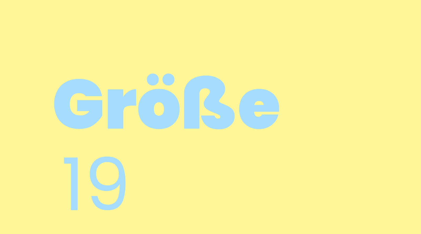 GRÖSSE 19