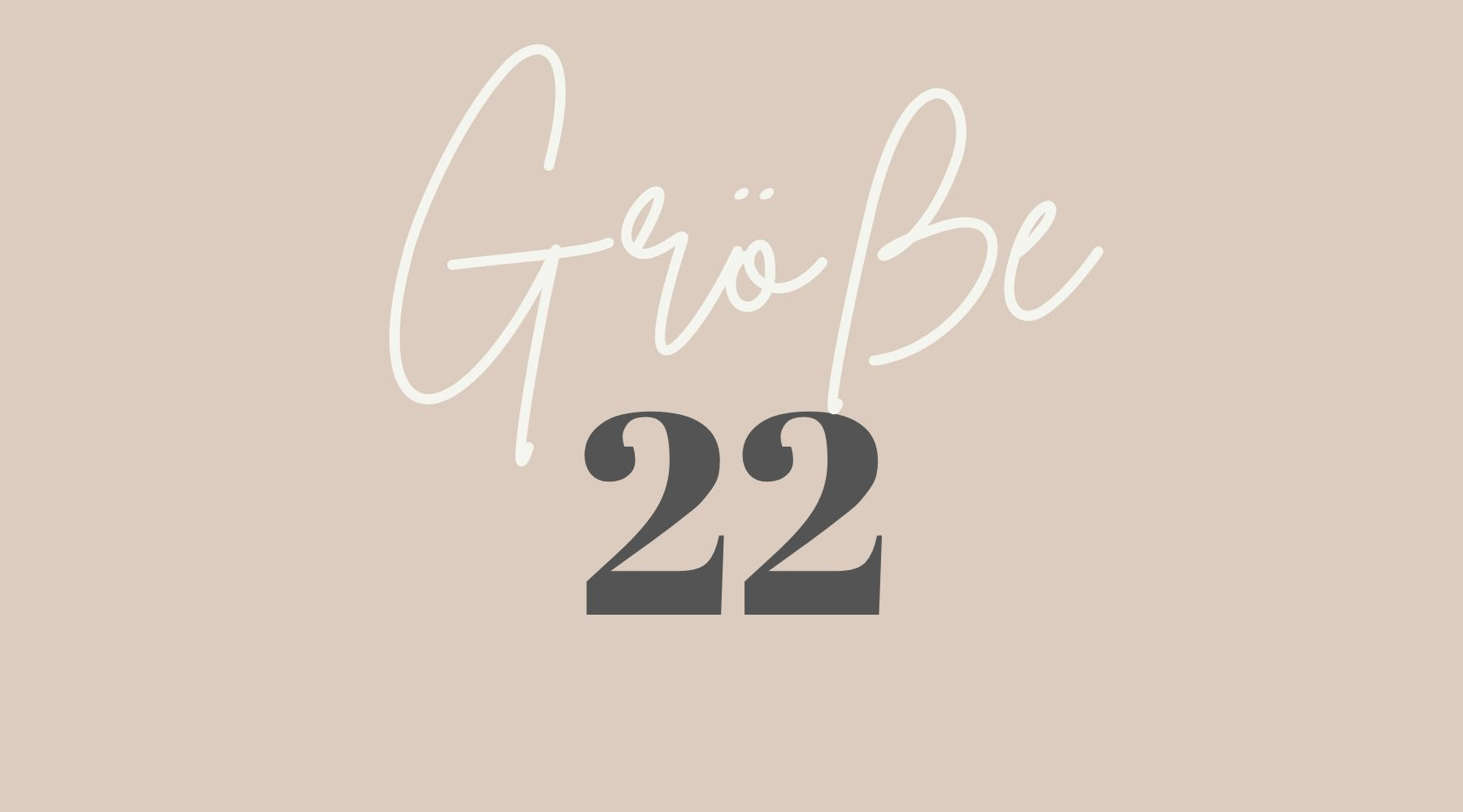 GRÖSSE 22