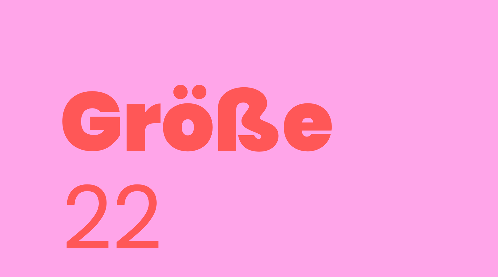 GRÖSSE 22
