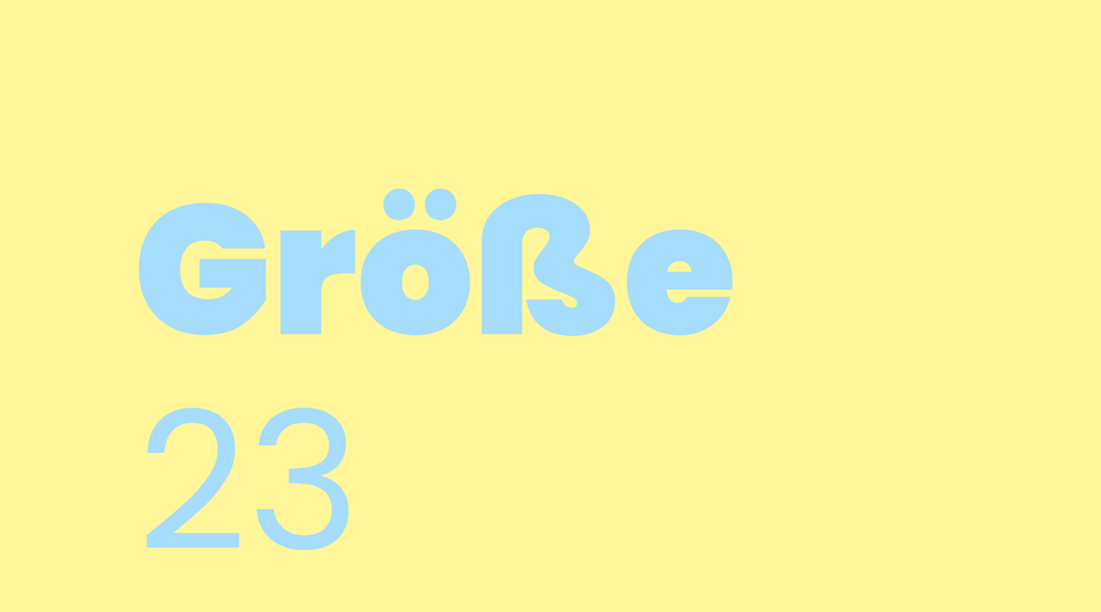 GRÖSSE 23