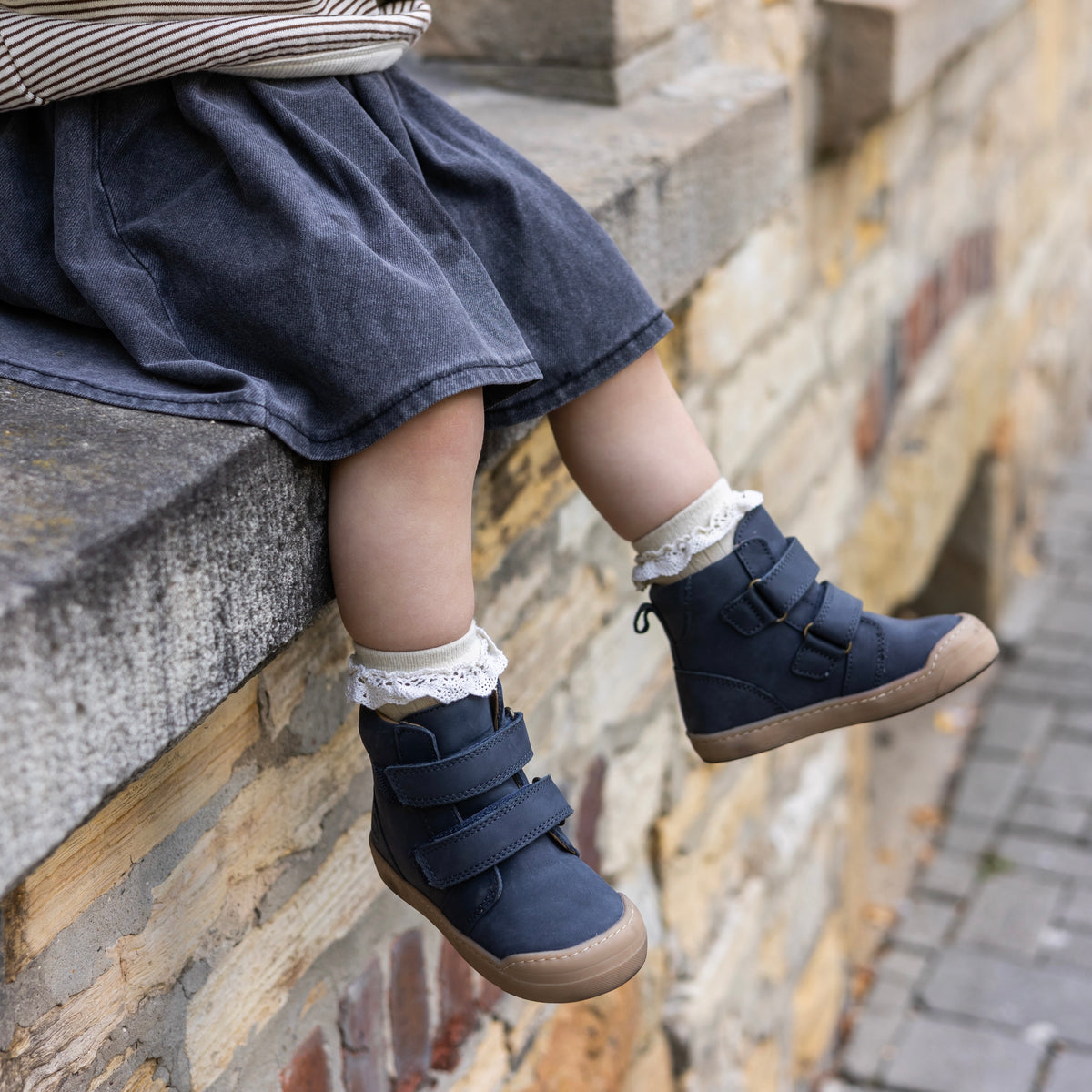 FIRST STEP Boot blau
