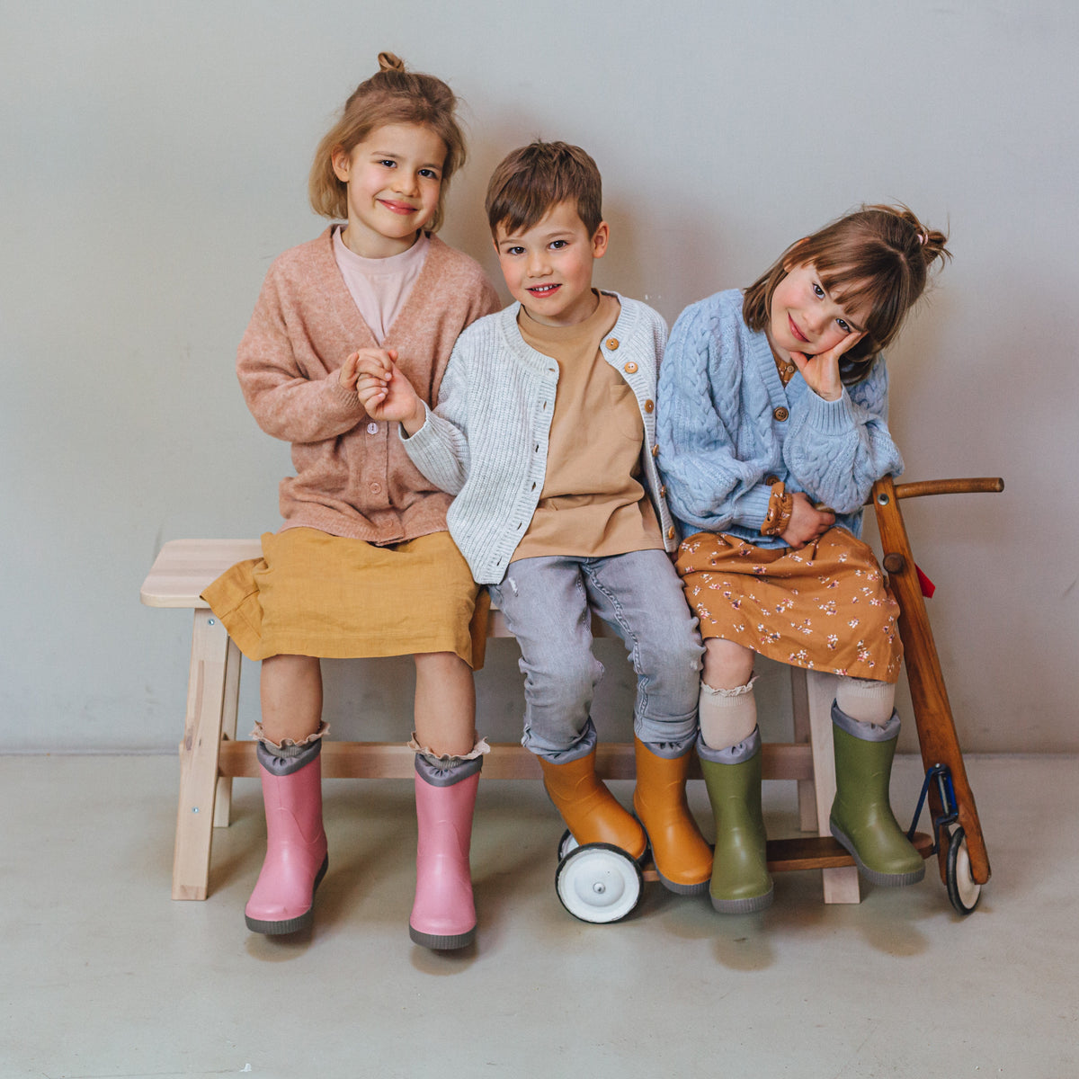 GUMMISTIEFEL OLAF olive