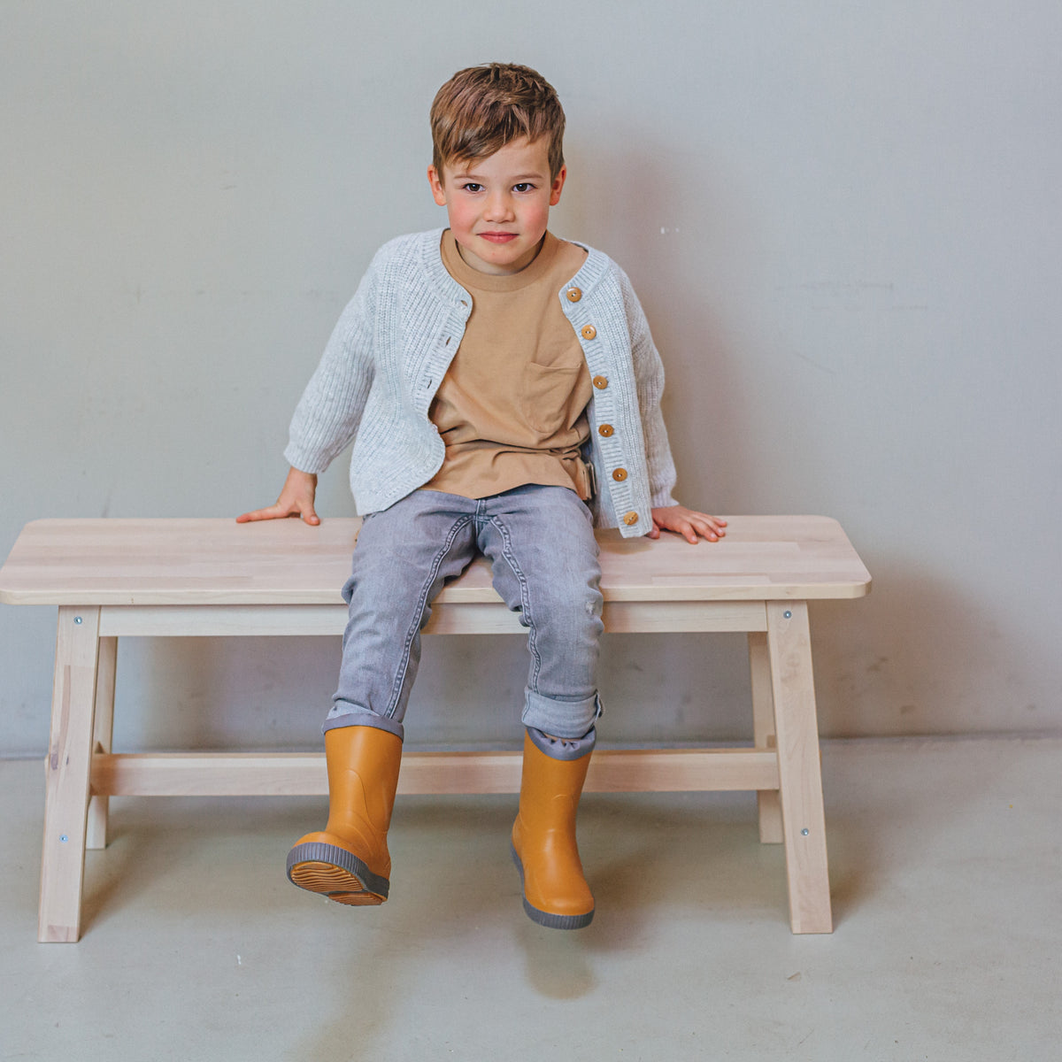 GUMMISTIEFEL OLAF camel