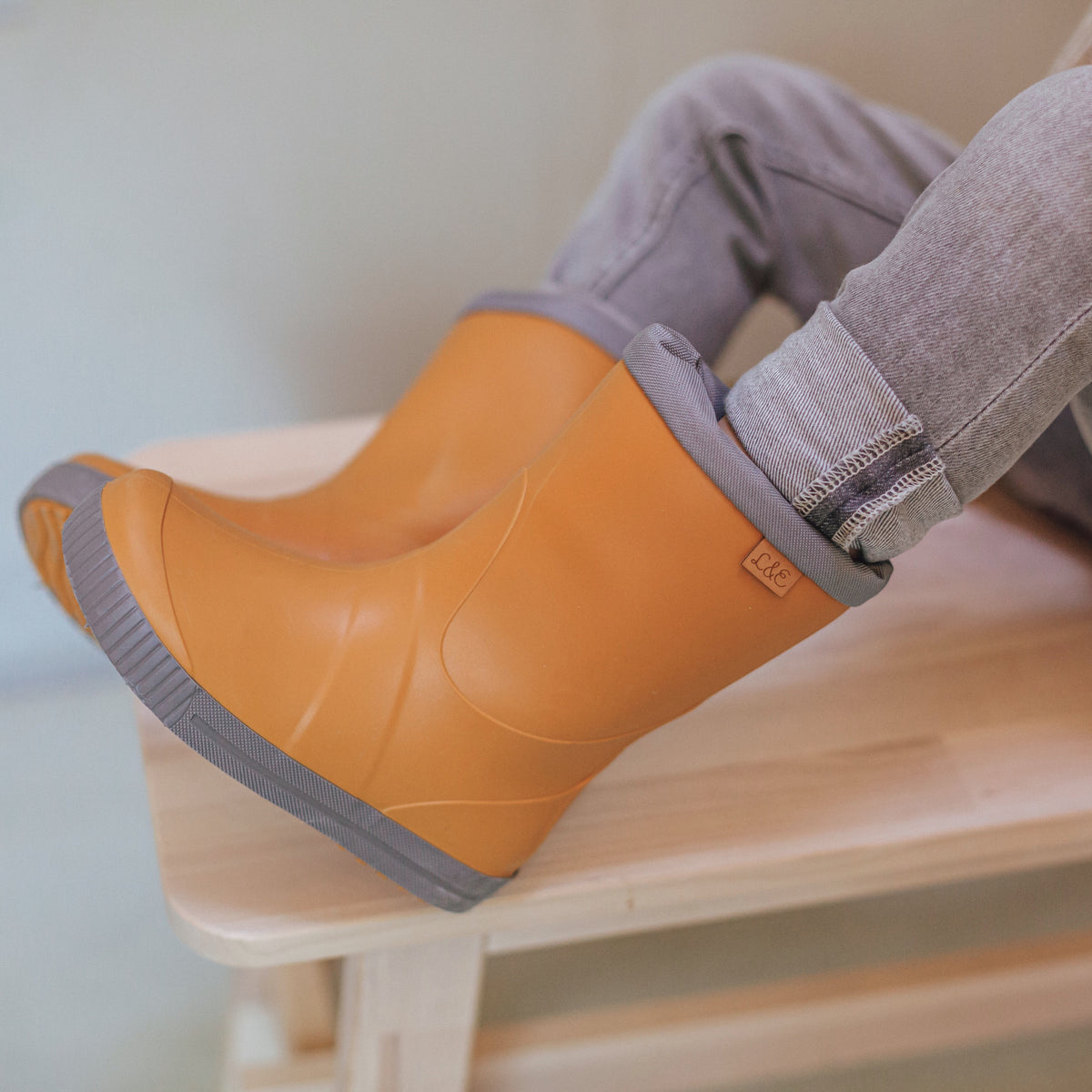 GUMMISTIEFEL OLAF camel