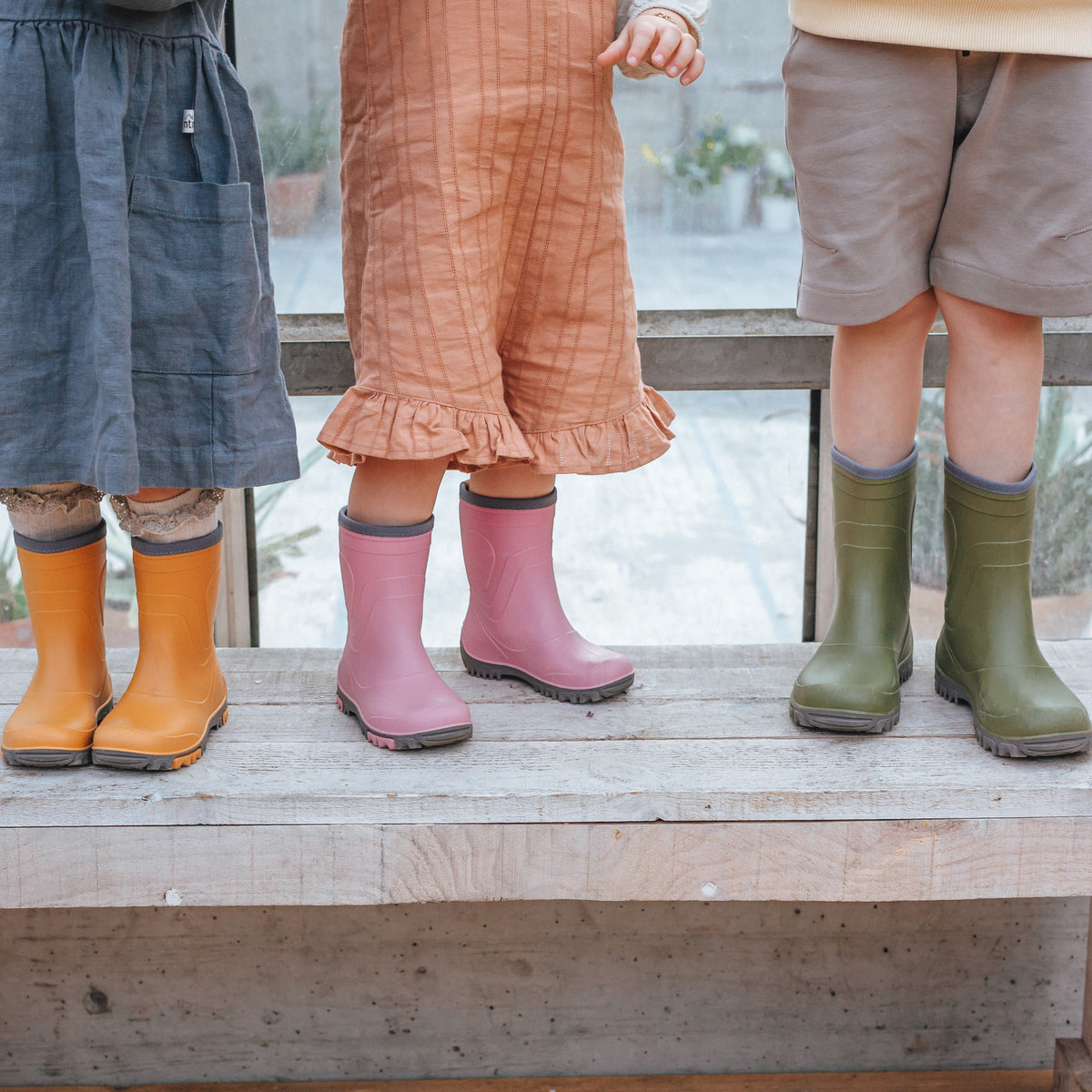 GUMMISTIEFEL THEO olive