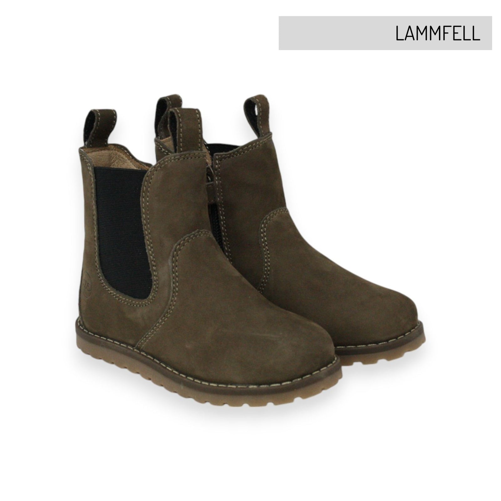 CHELSEA BOOT_Lammfell braun
