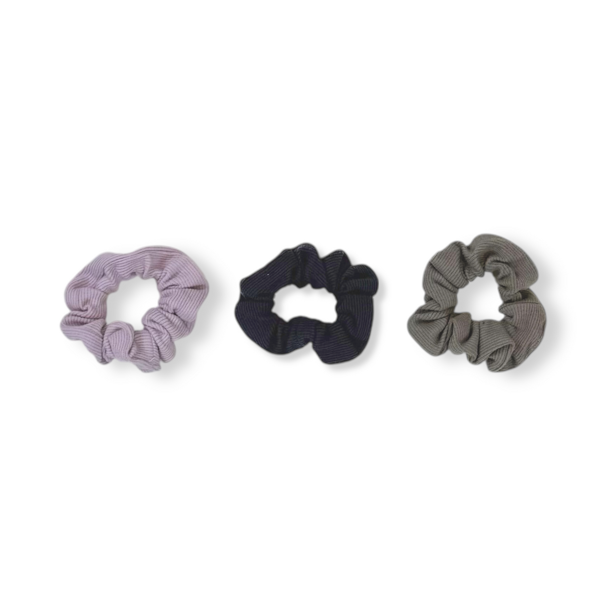 SCRUNCHIES flieder/blau/grau