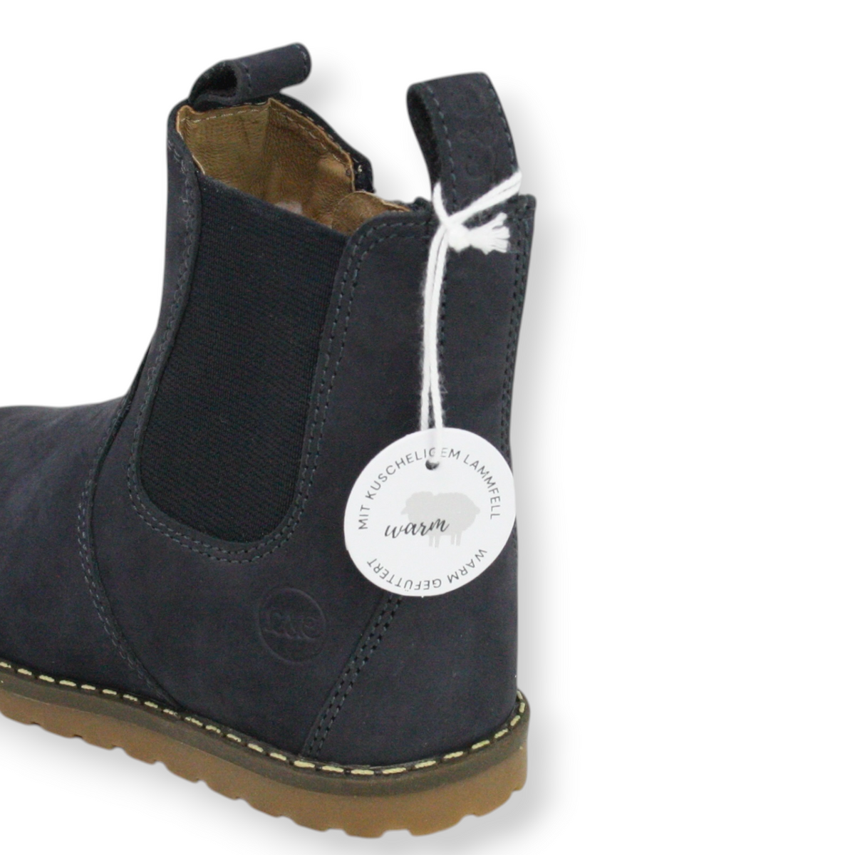 CHELSEA BOOT_Lammfell blau