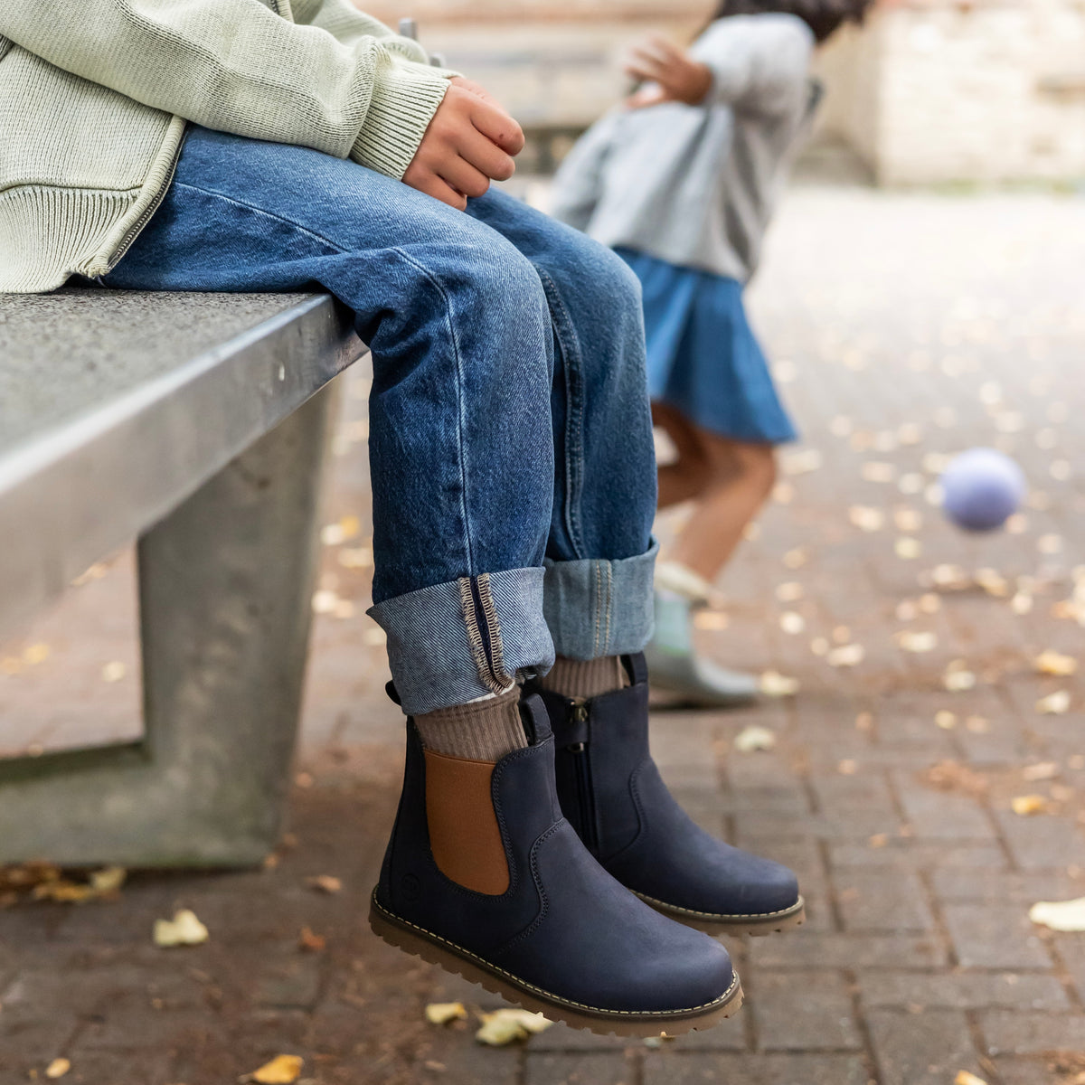 CHELSEA BOOT blau
