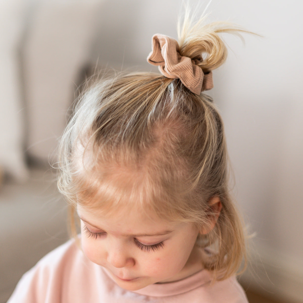 SCRUNCHIES rosa/curry/braun