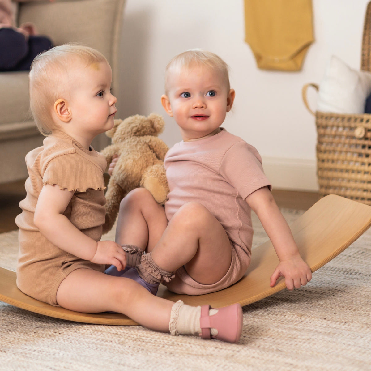 BODY MIT RÜSCHE braun