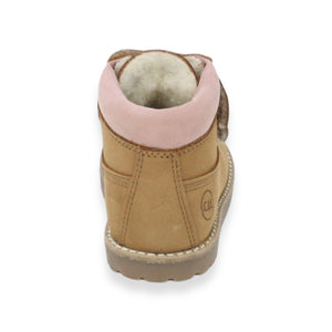 BOOT taupe/rosa