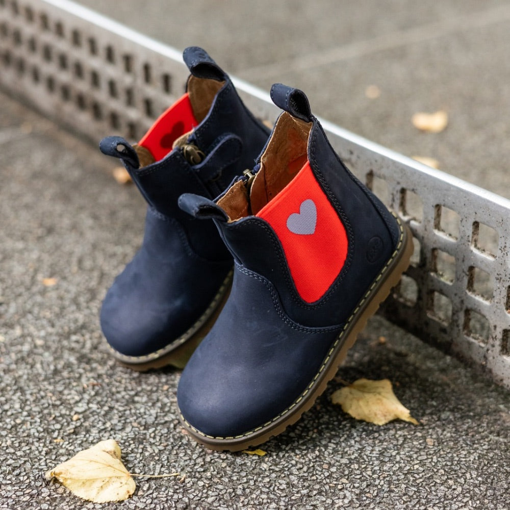 CHELSEA BOOT rot/Herz
