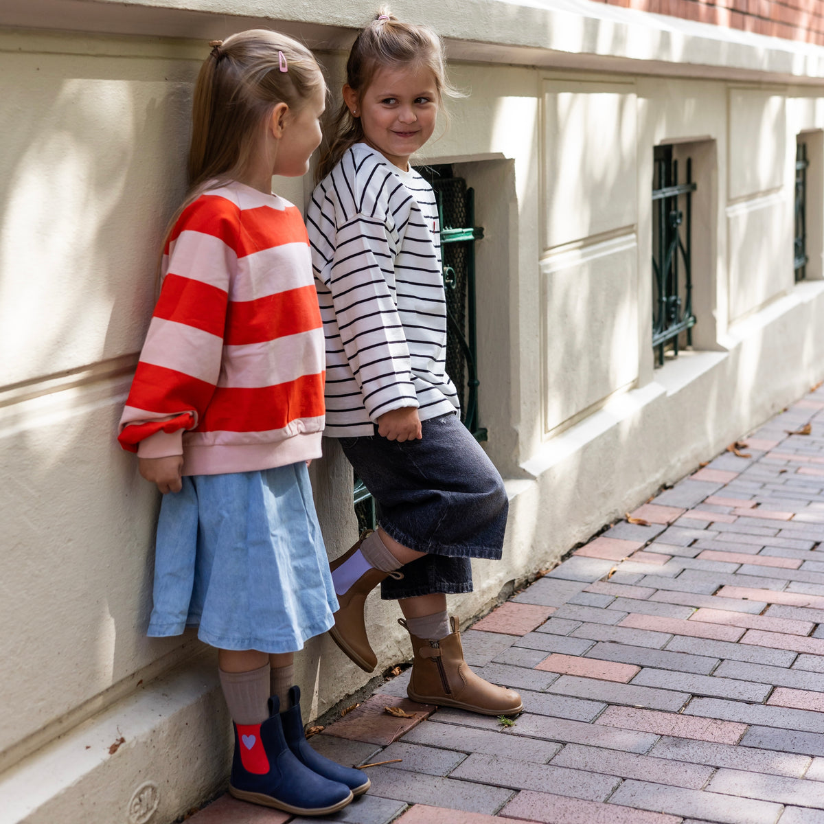CHELSEA BOOT BAREFOOT rot/ Herz