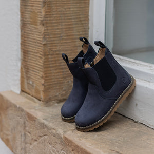 CHELSEA BOOT_Lammfell blau