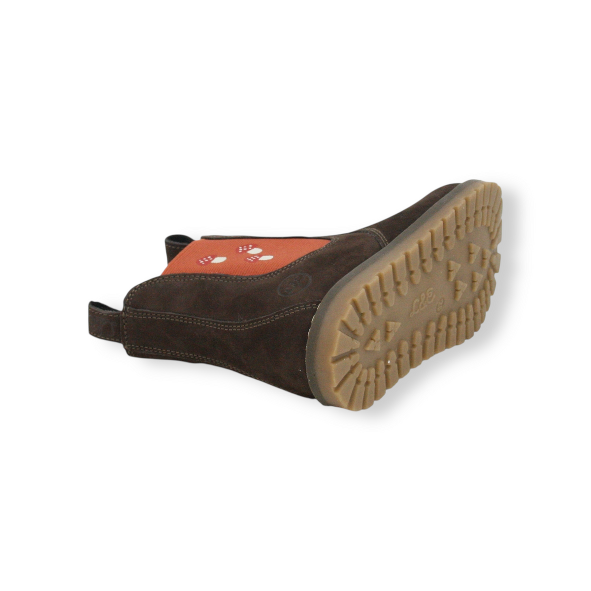 CHELSEA BOOT_winter braun/rot