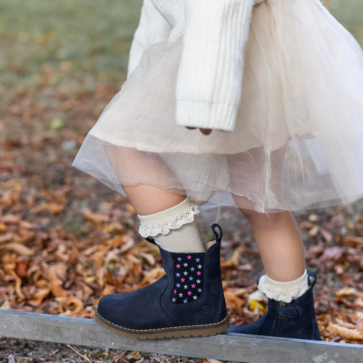 CHELSEA BOOT_winter blau/Sterne