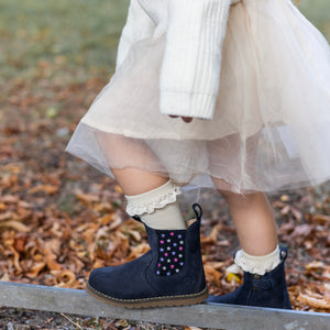 CHELSEA BOOT_winter blau/Sterne