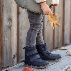 STIEFEL Bente_Lammfell blau