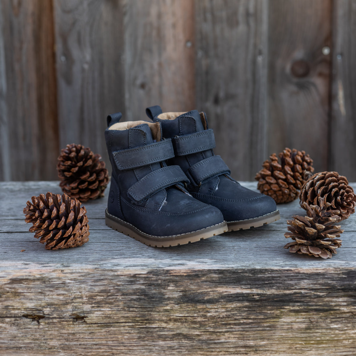 STIEFEL Bente_Lammfell blau