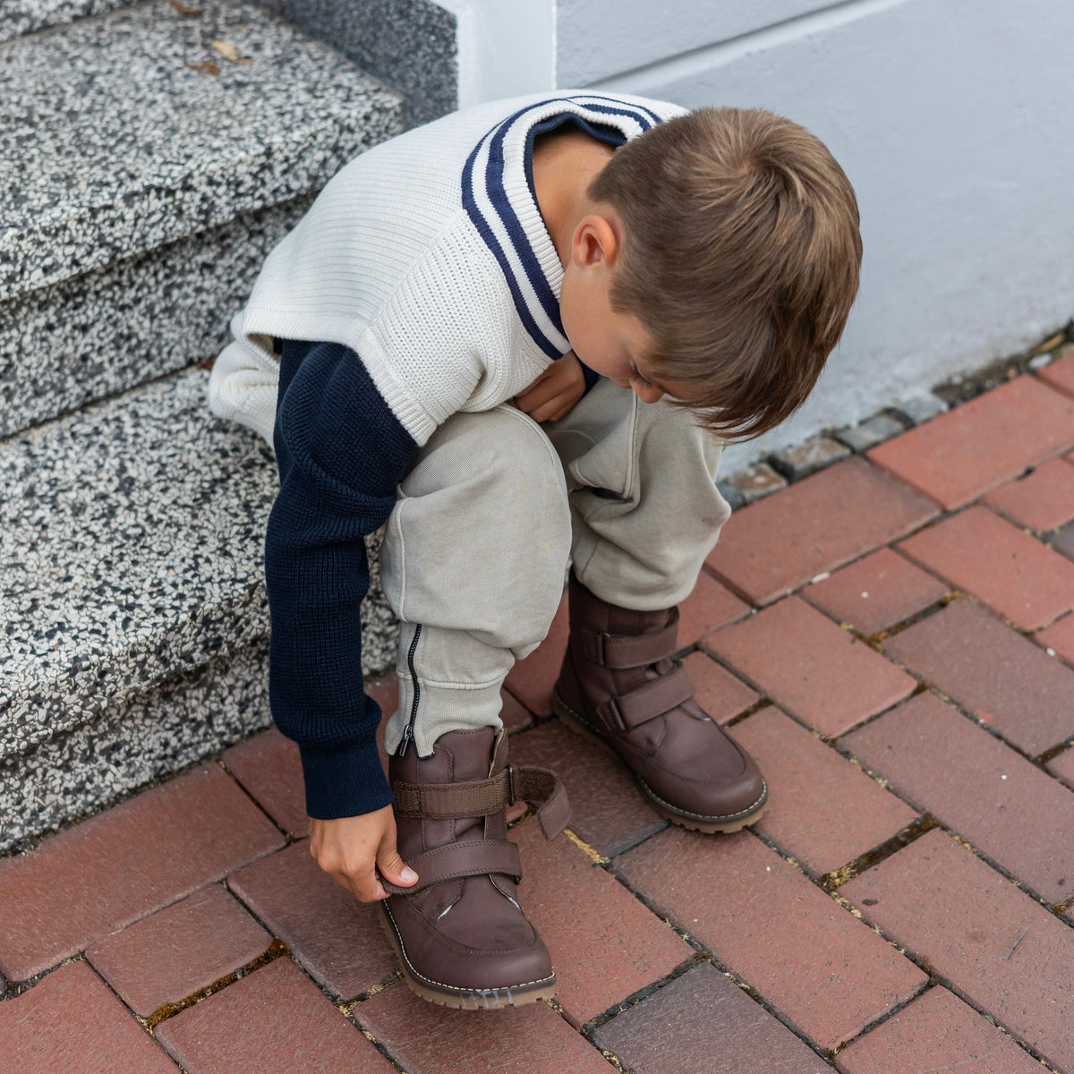 STIEFEL Bente_Lammfell braun