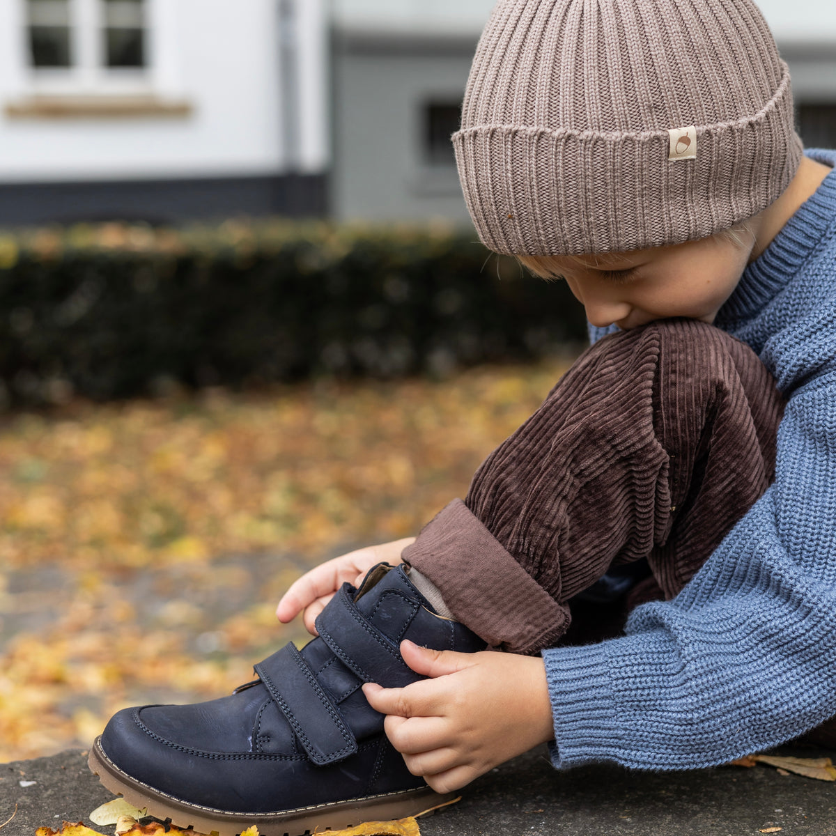 STIEFEL Bente_Lammfell blau