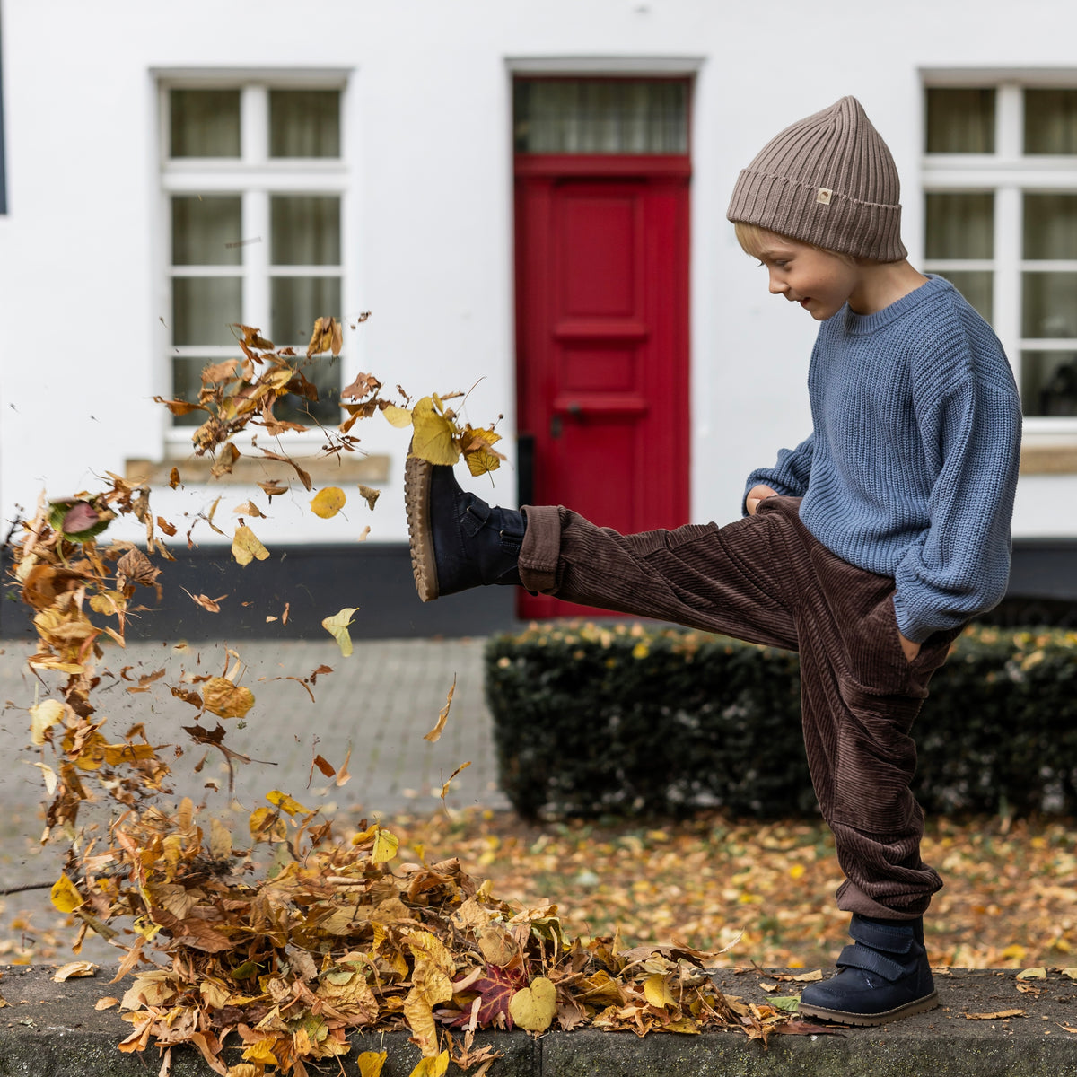 STIEFEL Bente_Lammfell blau