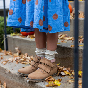 BOOT taupe/rosa