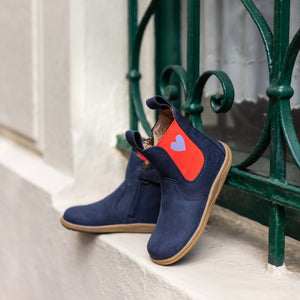 CHELSEA BOOT BAREFOOT rot/ Herz