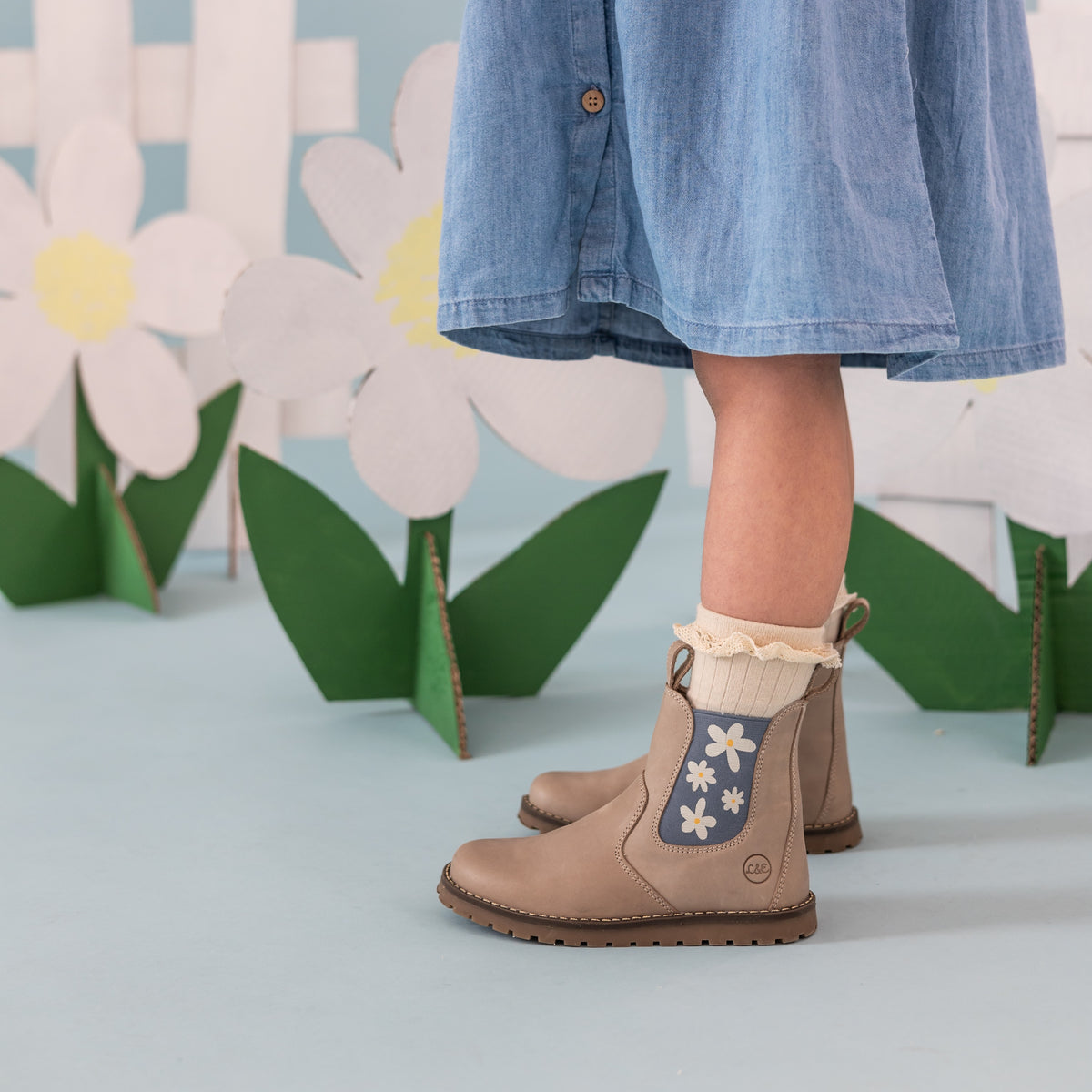 CHELSEA BOOT hellblau