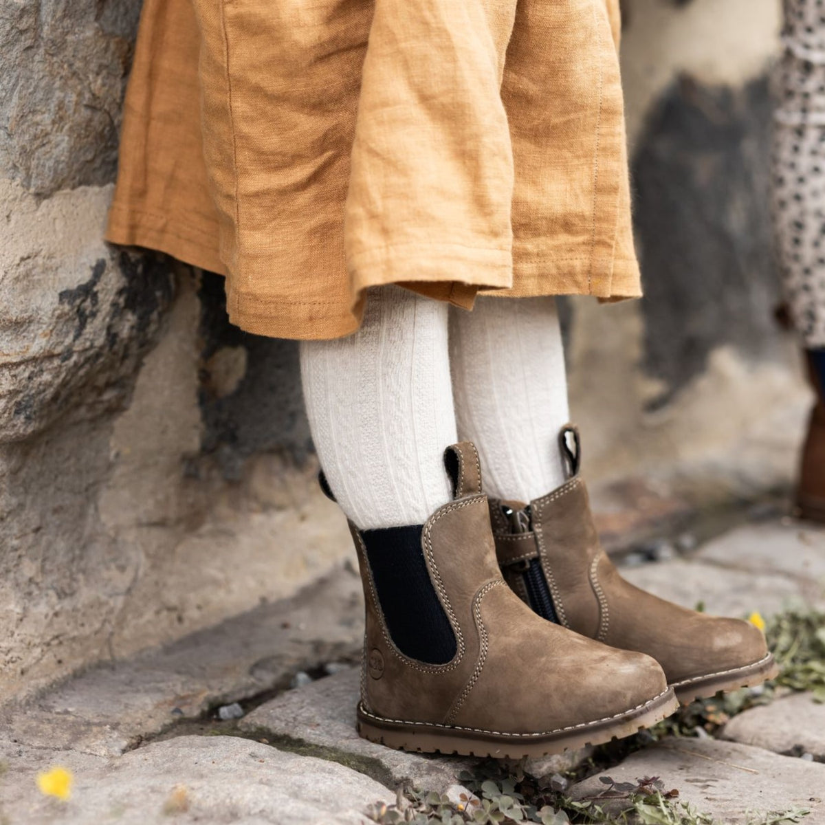 CHELSEA BOOT_Lammfell braun