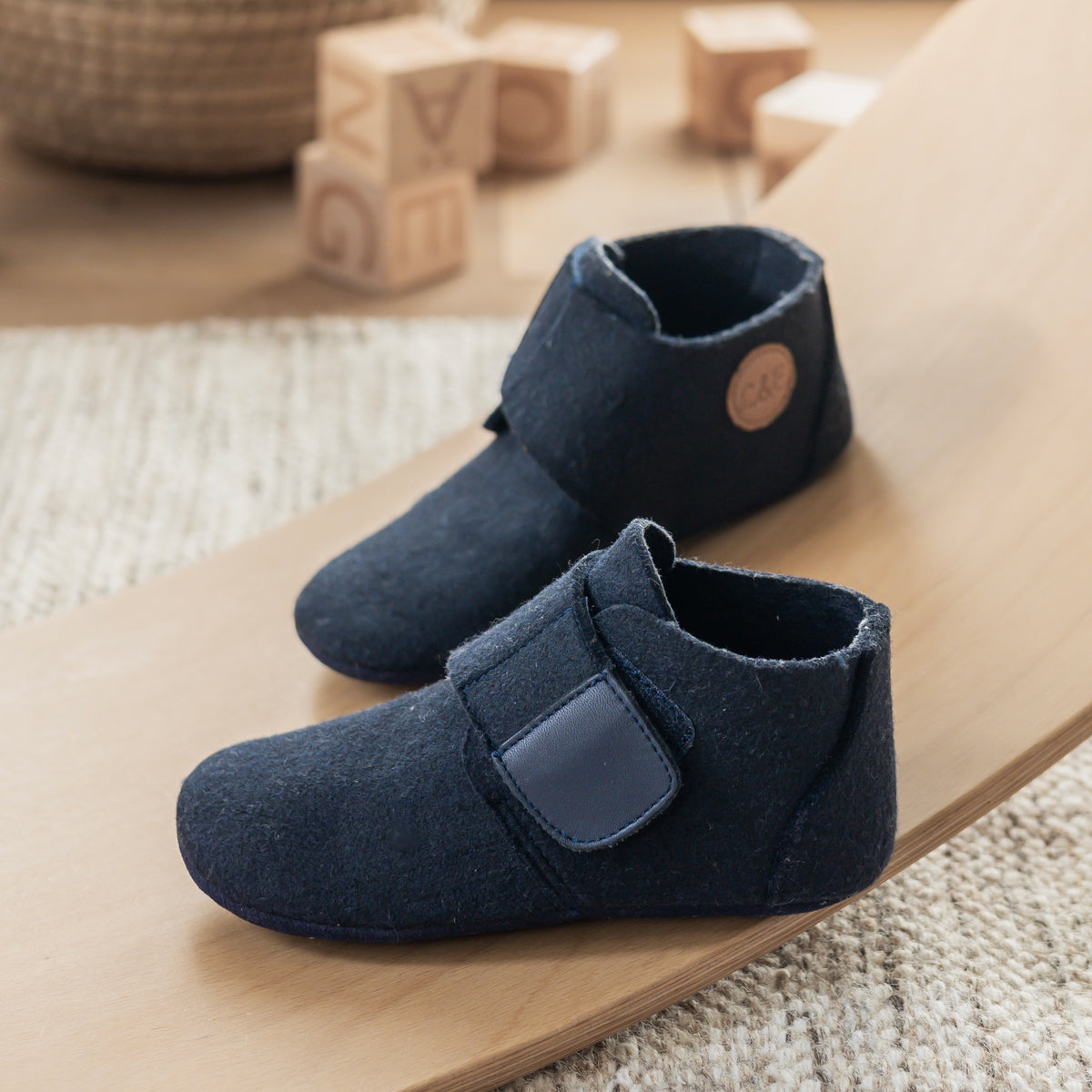 HAUSSCHUH KALLE blau