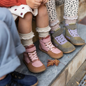 MIO BAREFOOT winter khaki/ flieder