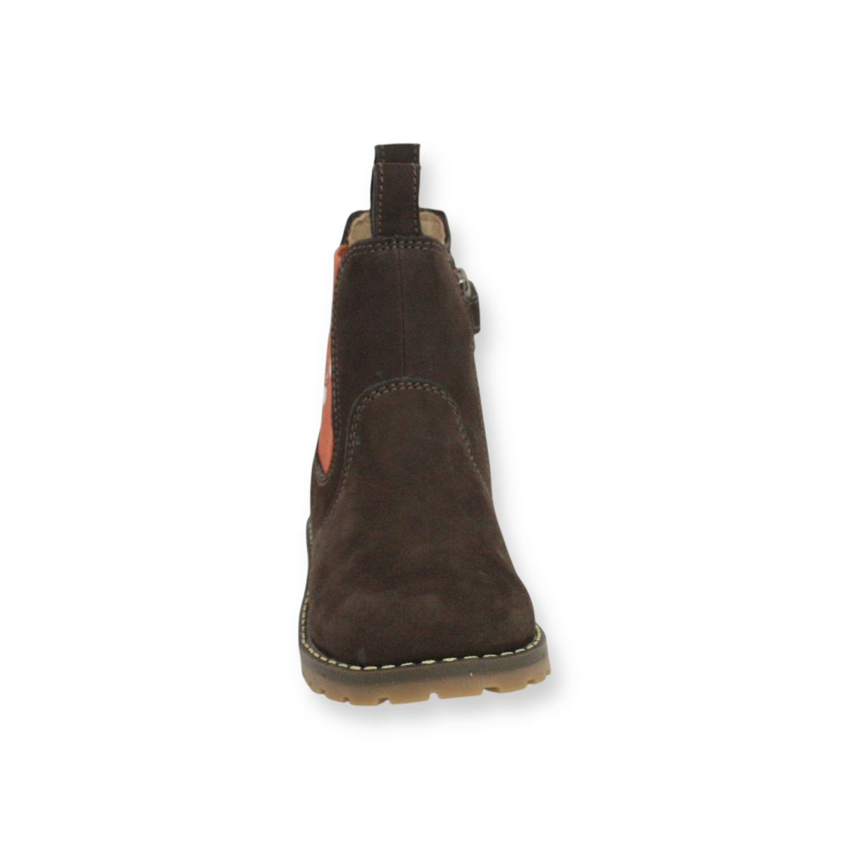 CHELSEA BOOT_winter braun/rot
