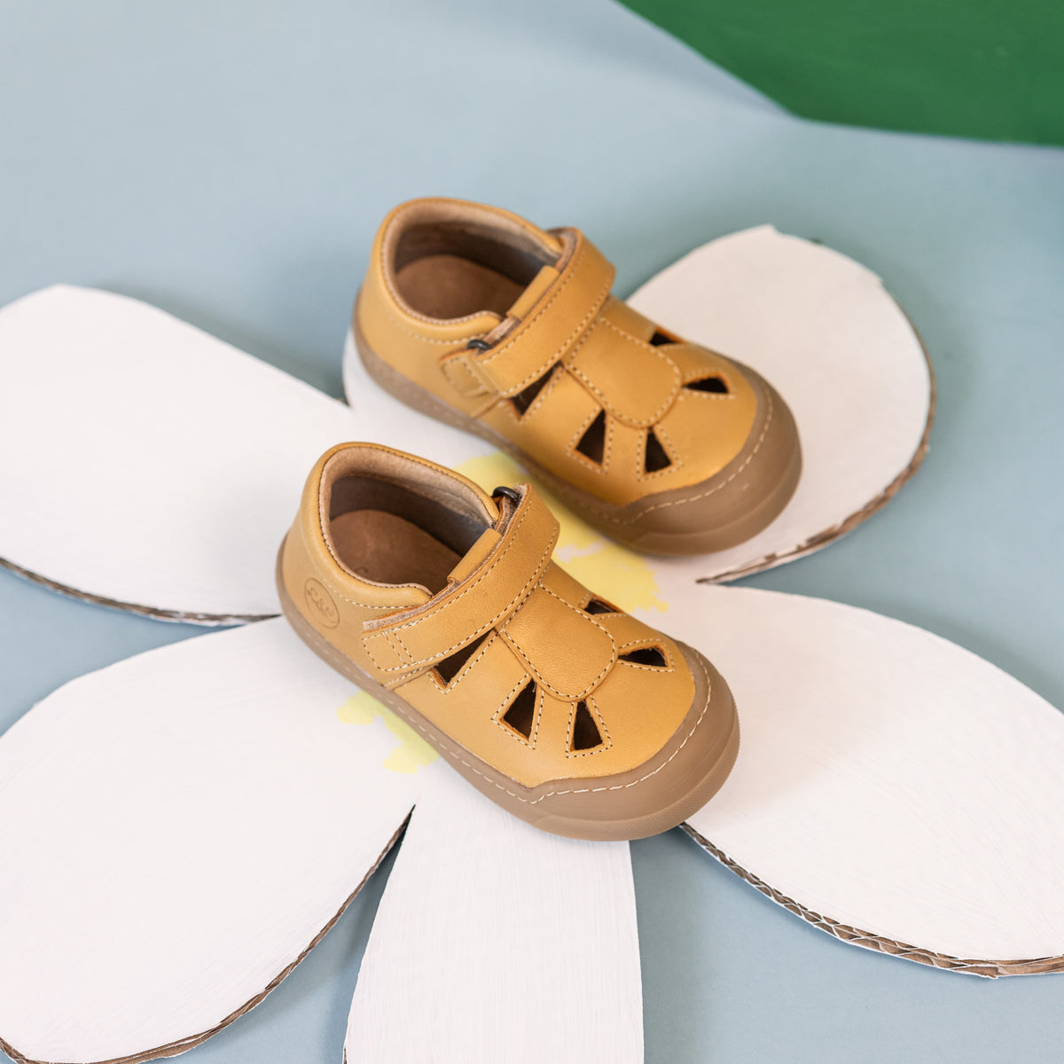 FIRST STEP SANDALE EDDA curry