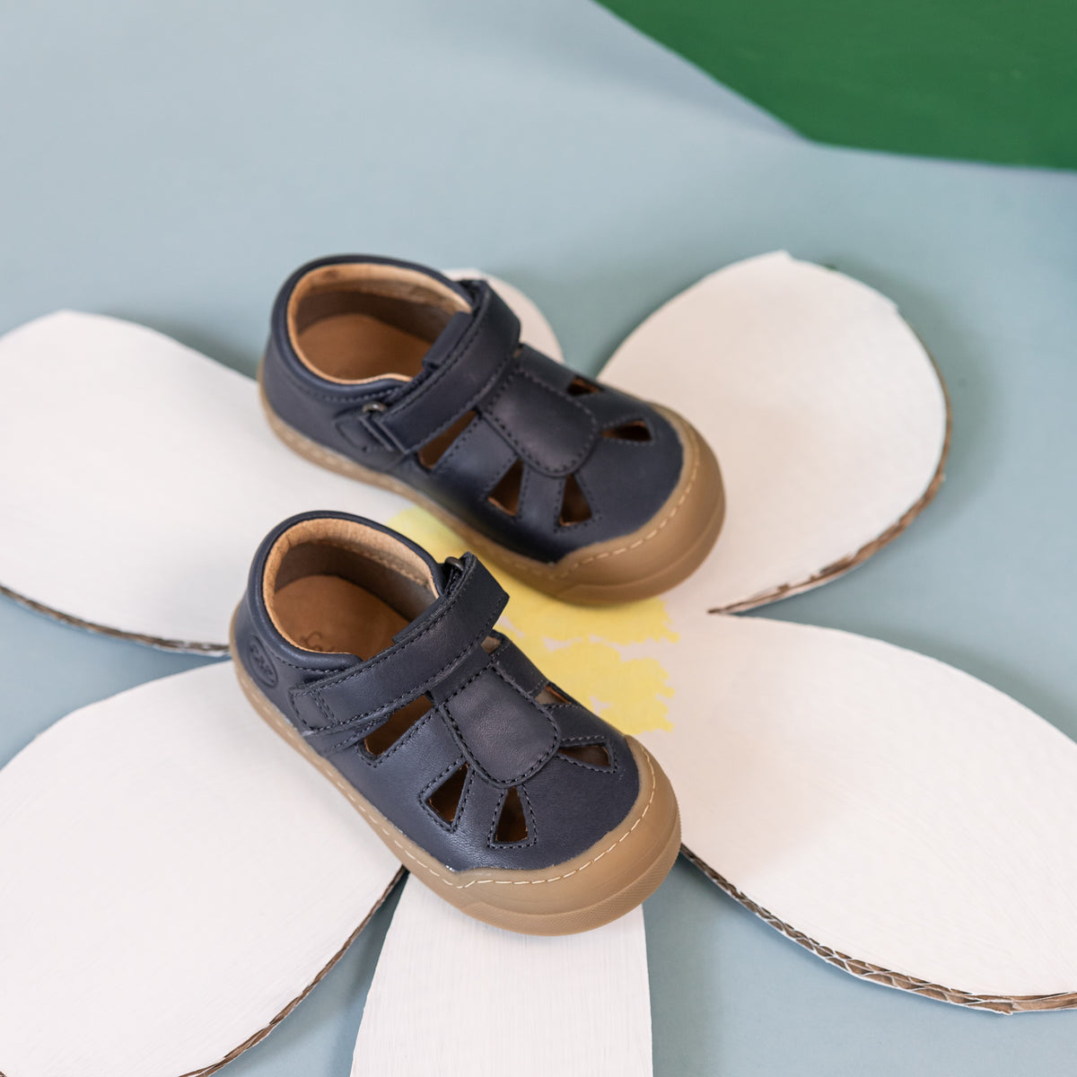 FIRST STEP SANDALE EDDA blau