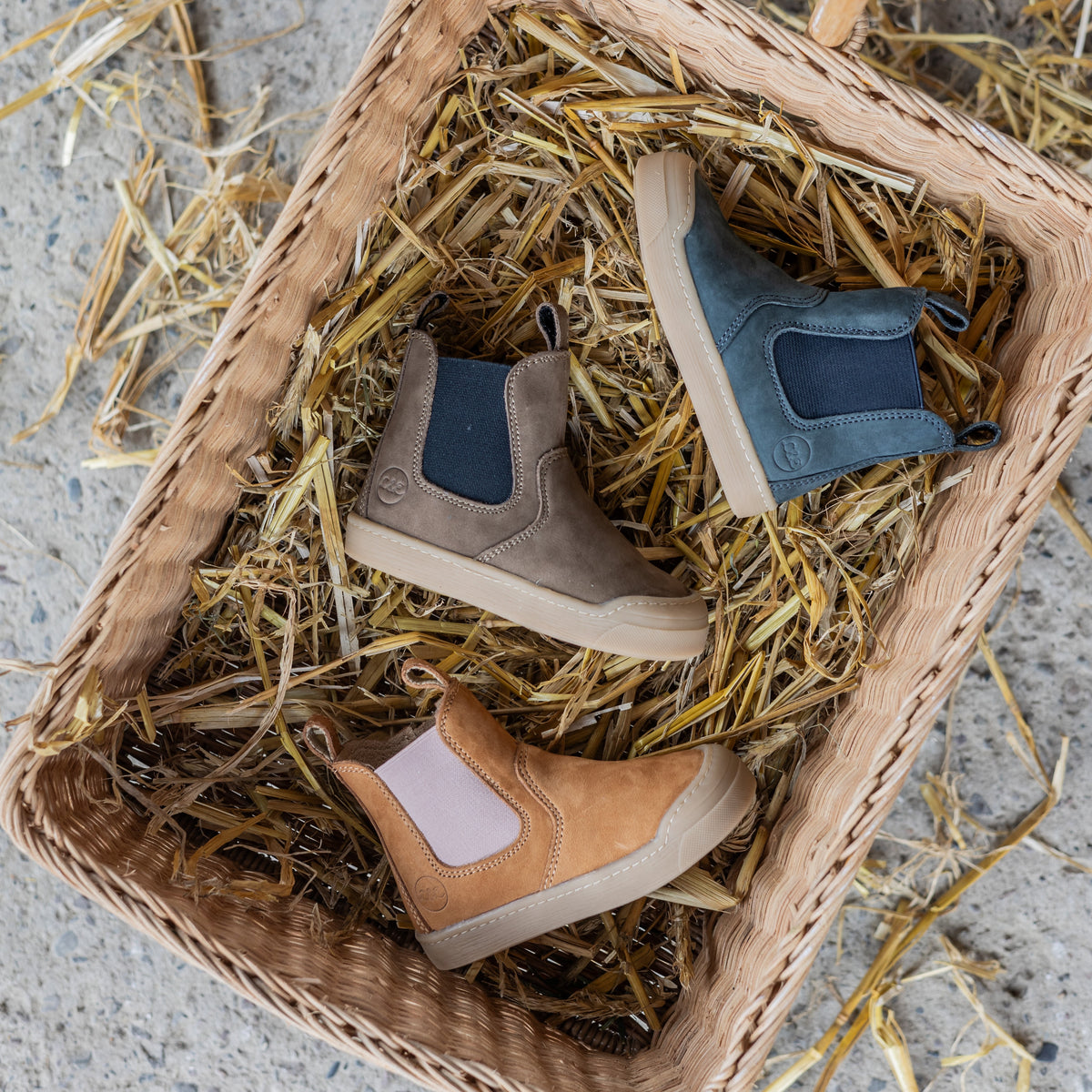 FIRST STEP Janne camel/rosa