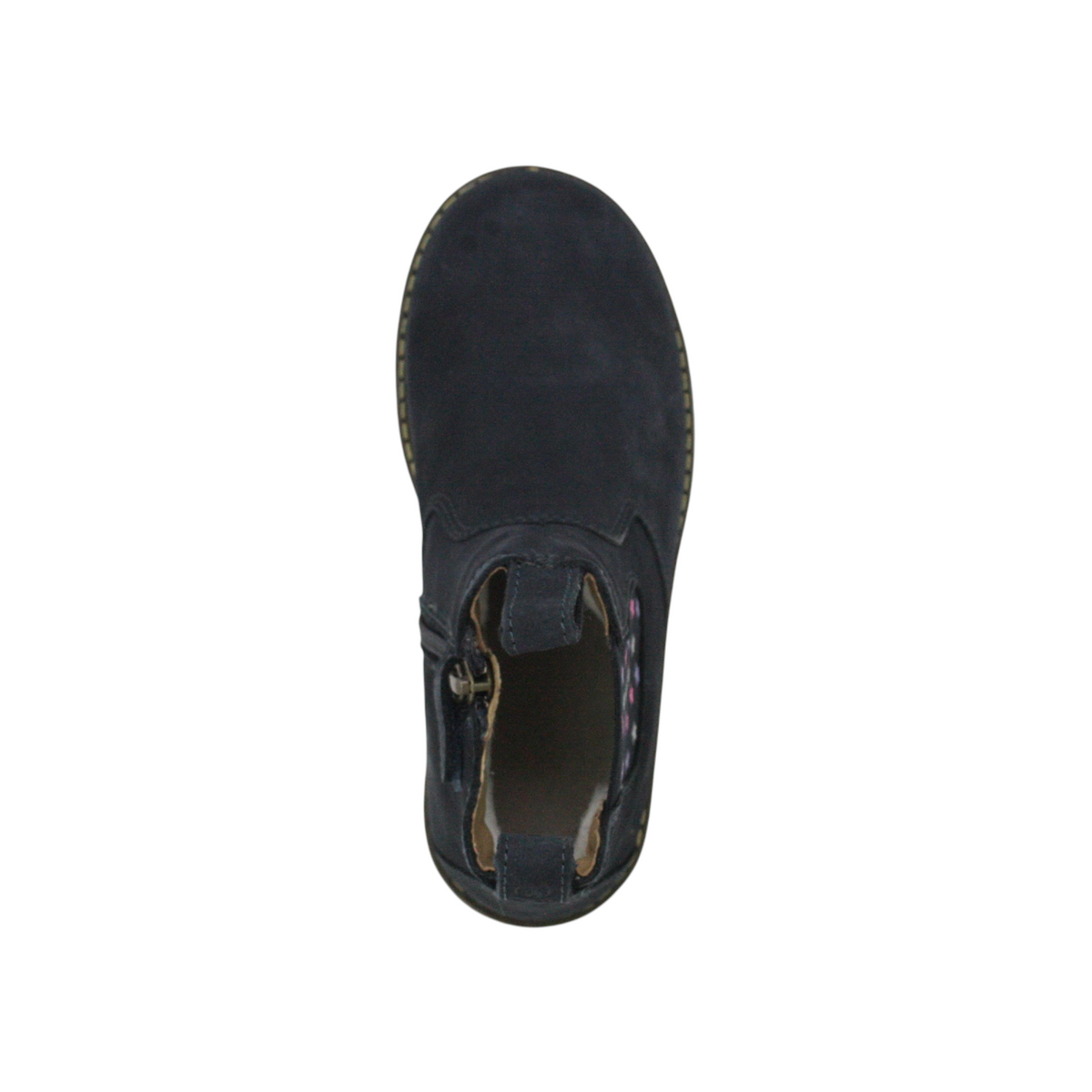 CHELSEA BOOT_Lammfell blau/ Sterne