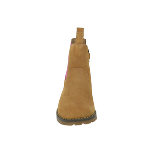 CHELSEA BOOT_Lammfell camel/ Stern
