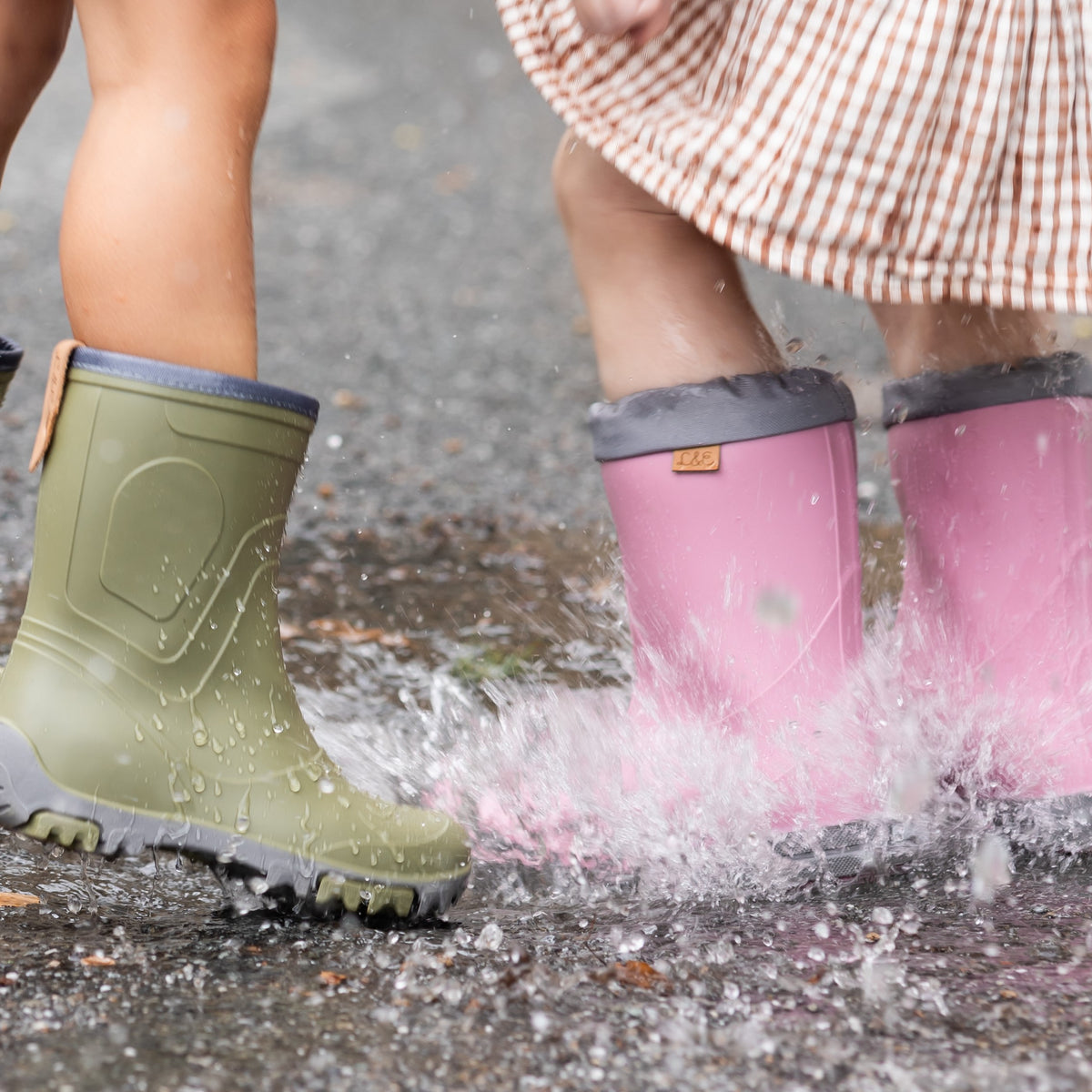 GUMMISTIEFEL OLAF rosa