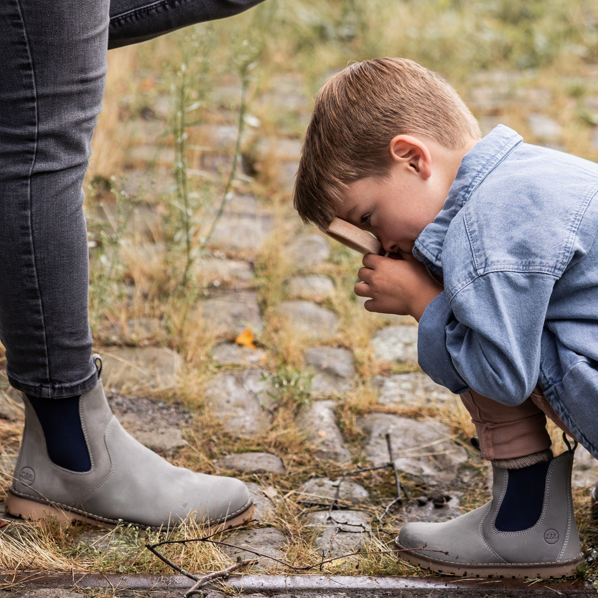 CHELSEA BOOT grau weit