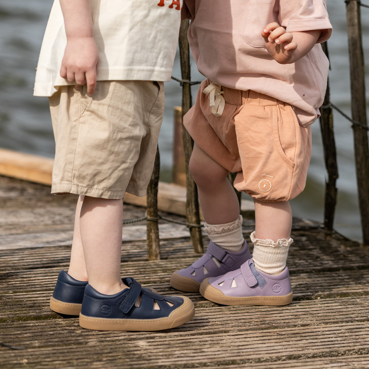 FIRST STEP SANDALE EDDA blau