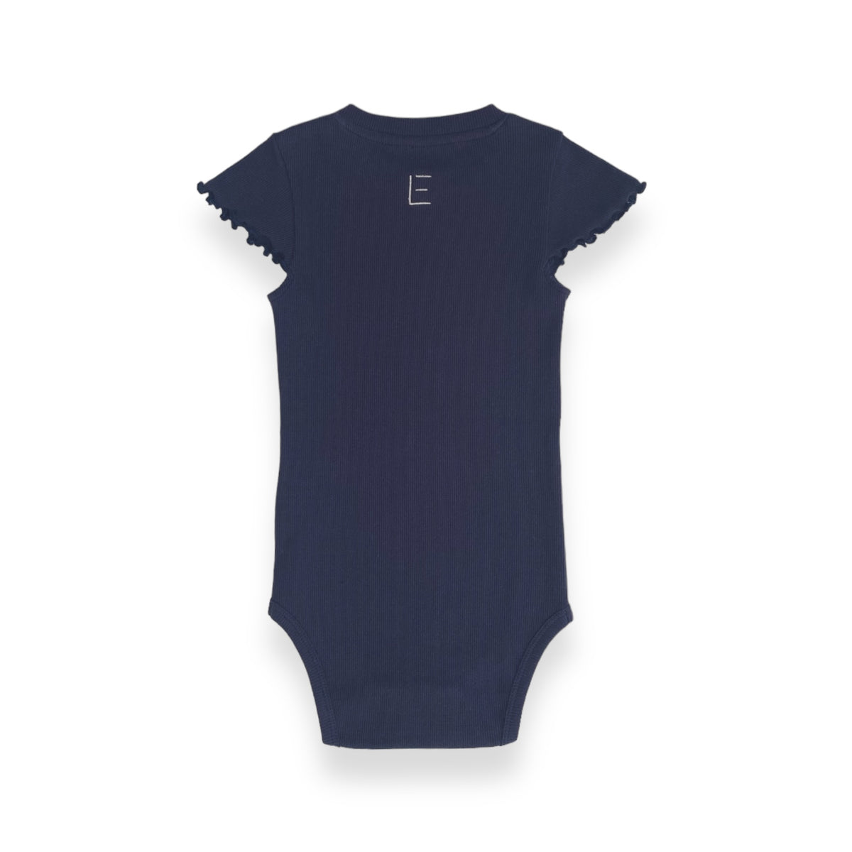 BODY MIT RÜSCHE blau